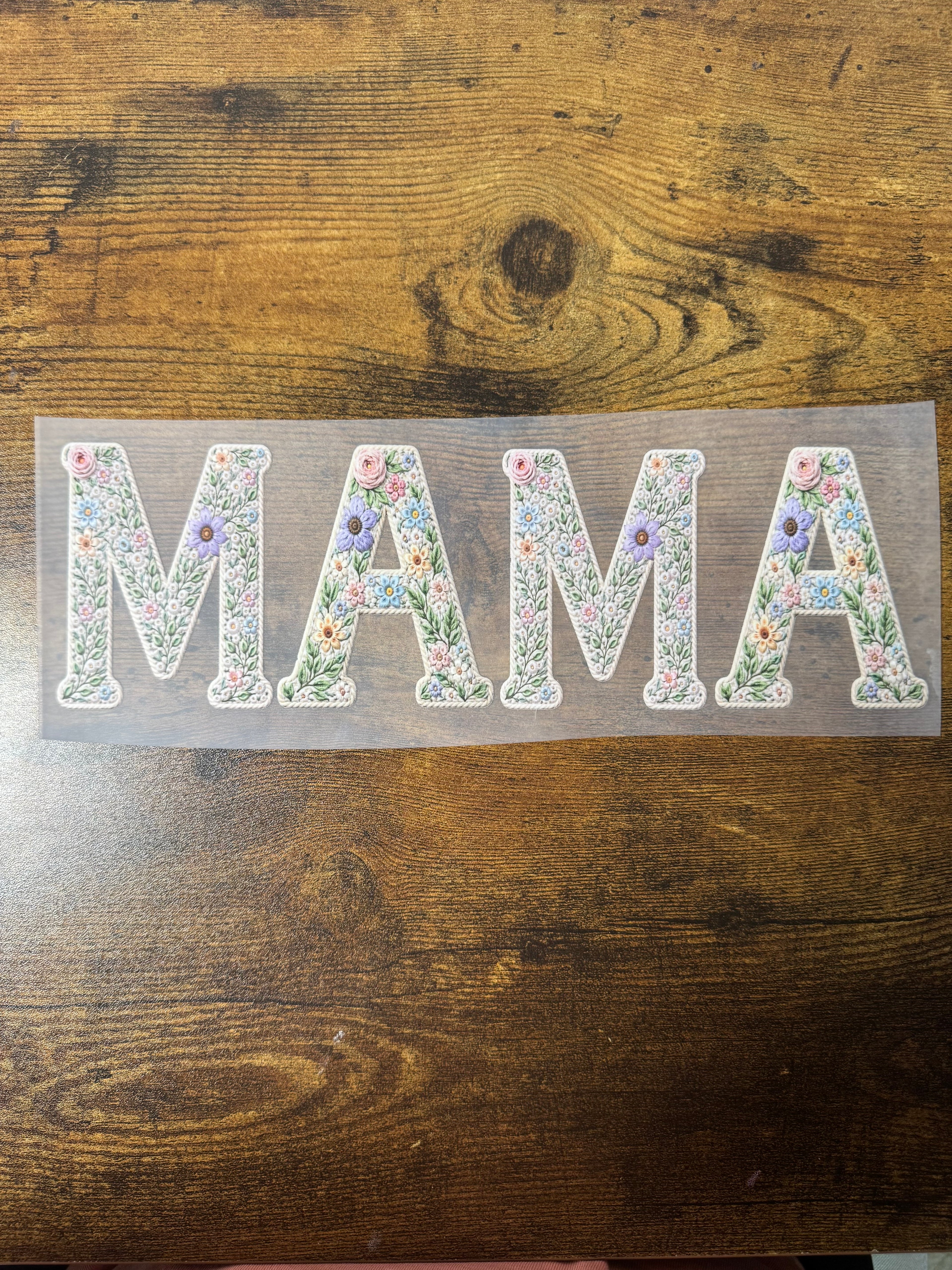 Floral MAMA Transfer