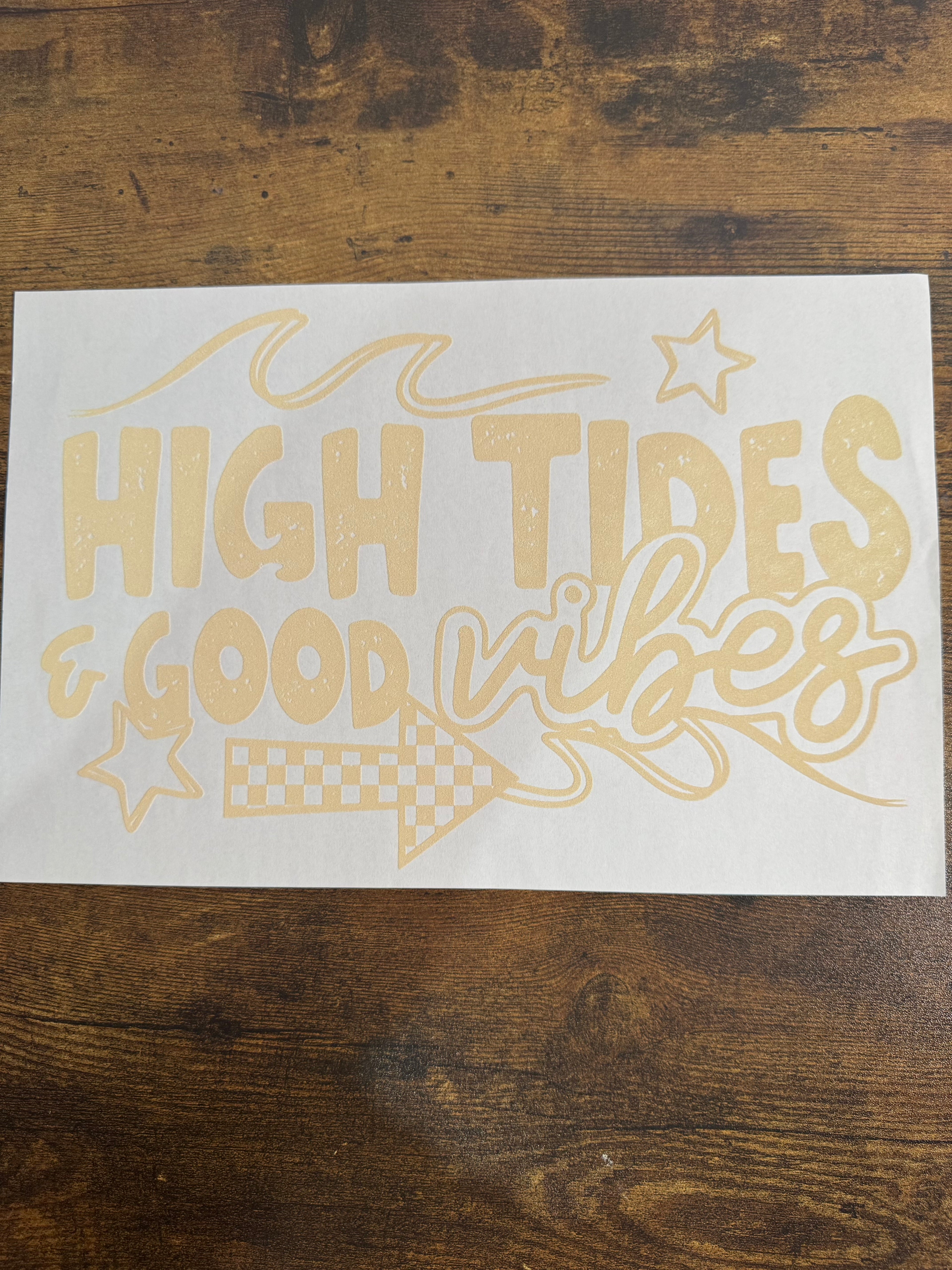 High Tides & Good Vibes Transfer