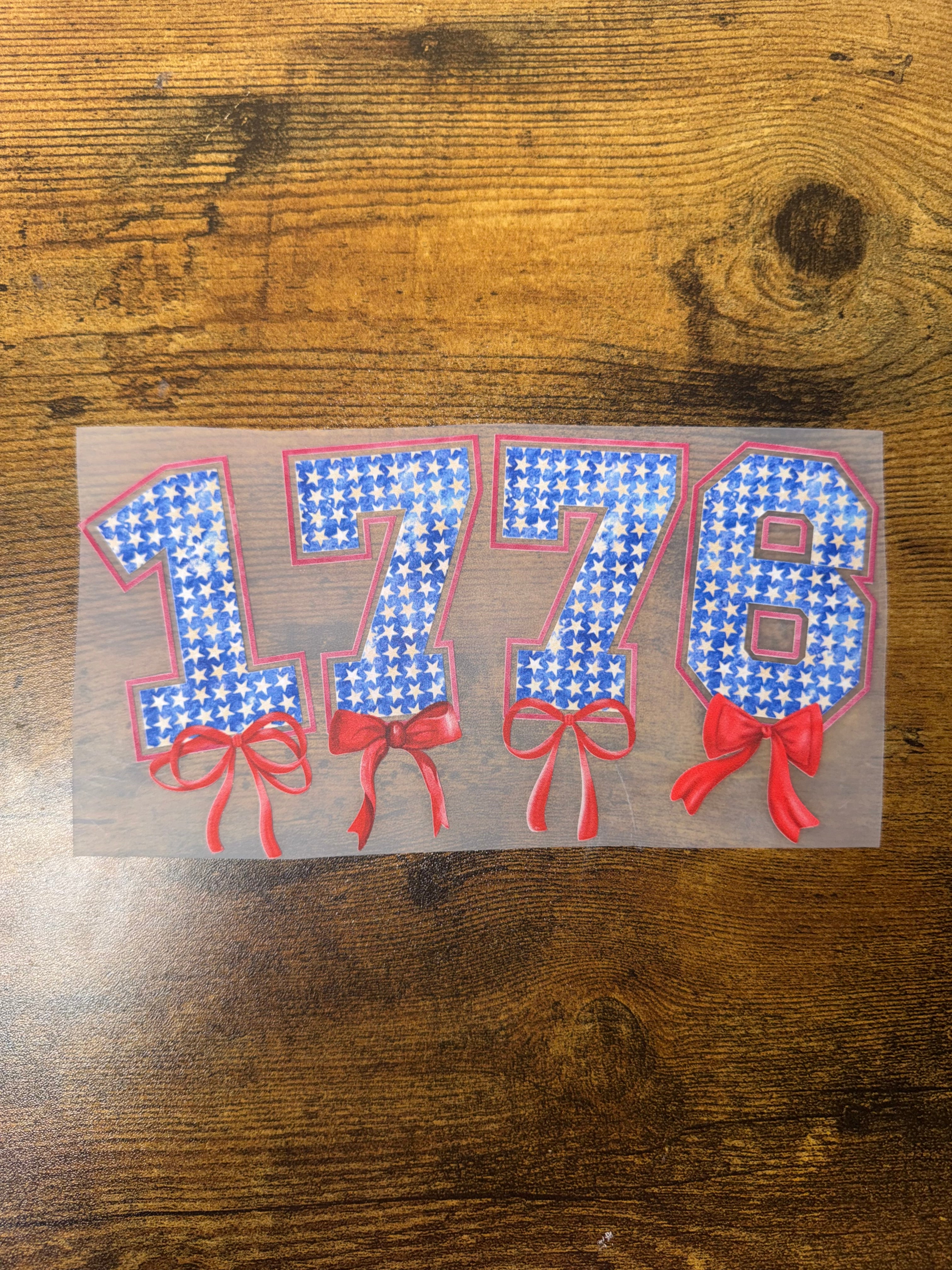 Gingham 1776 Transfer