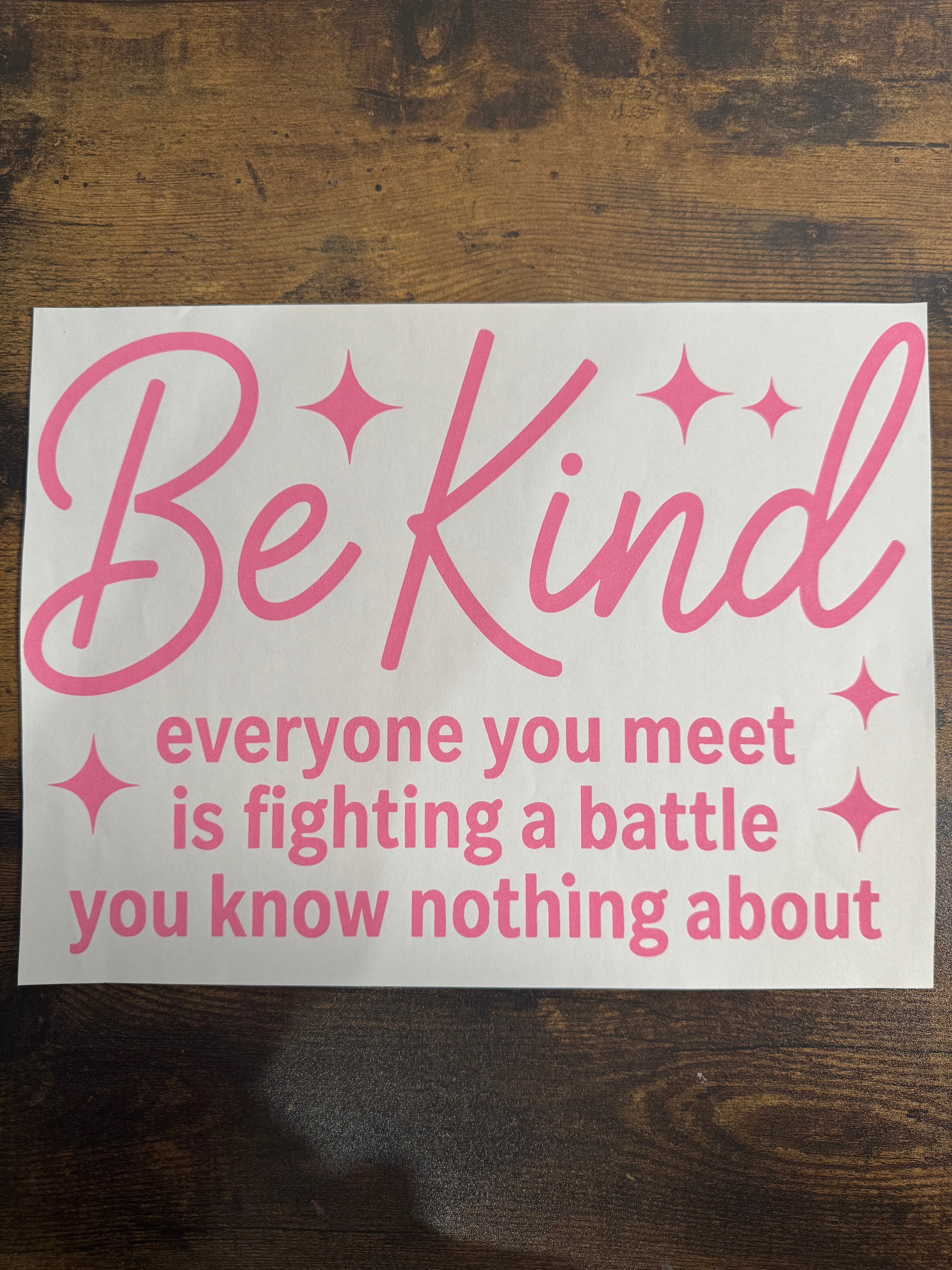Be Kind Transfer