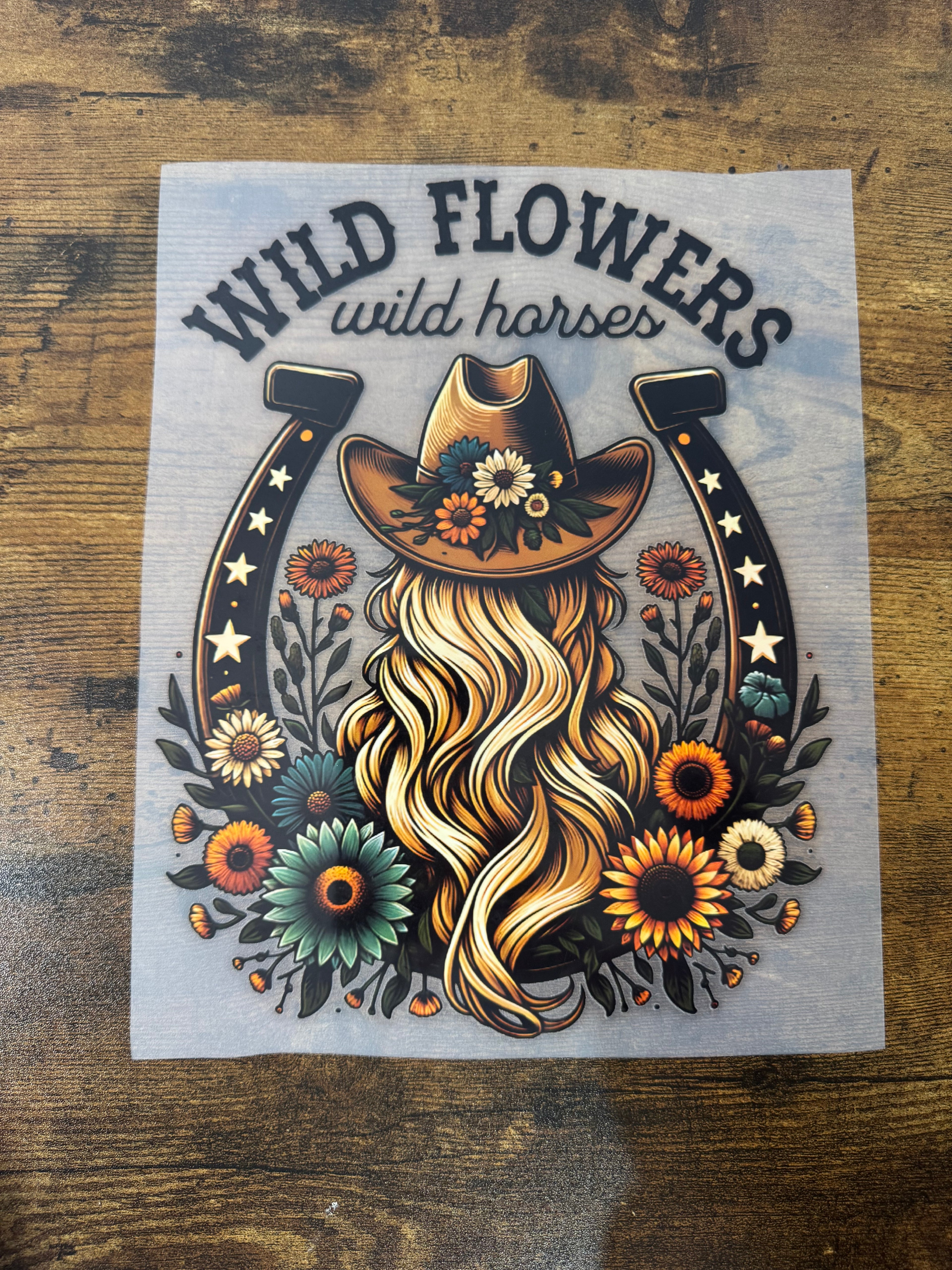 Wild Flowers Wild Horses Transfer