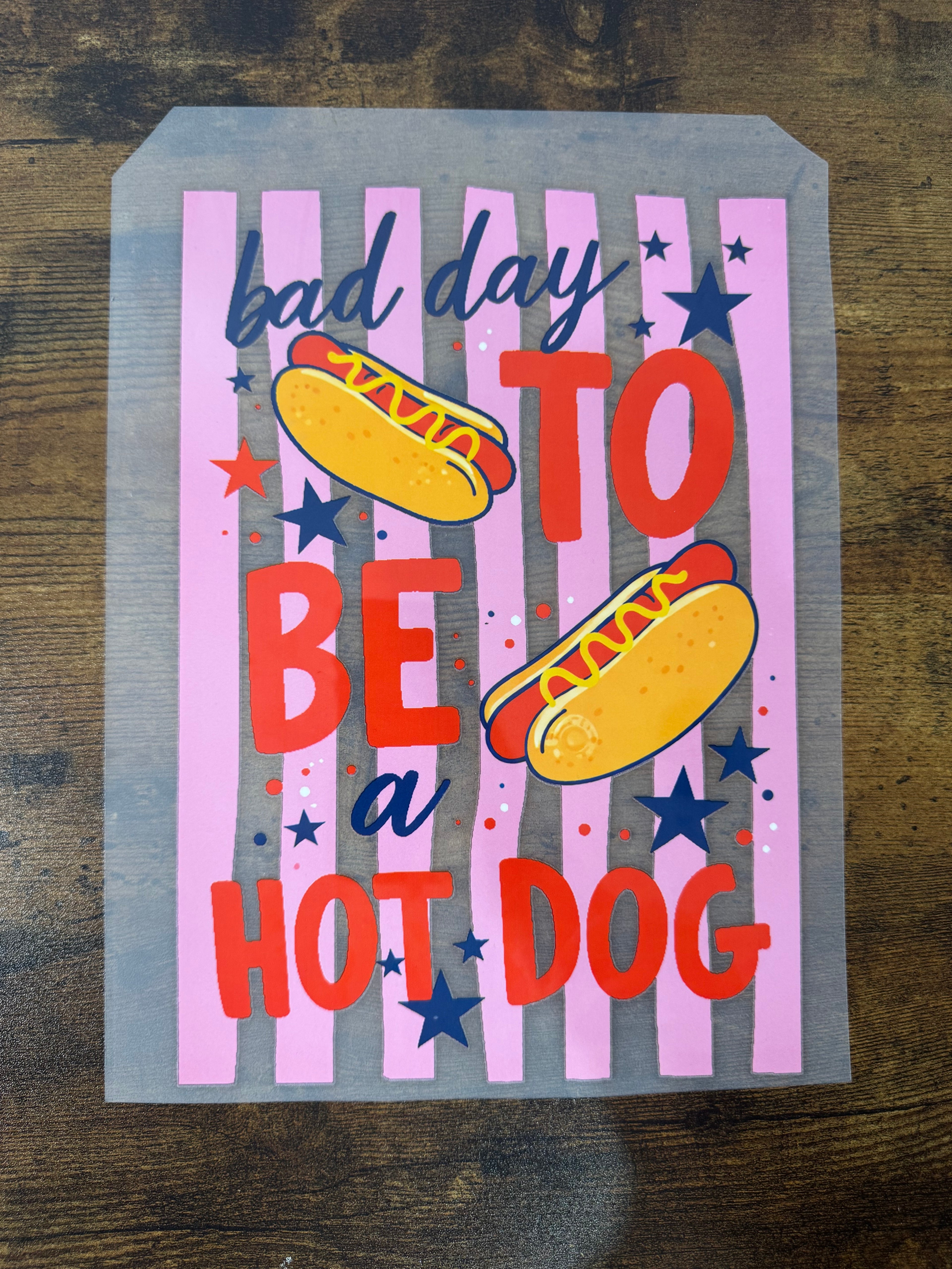 Bad Day To Be A Hot Dog Transfer