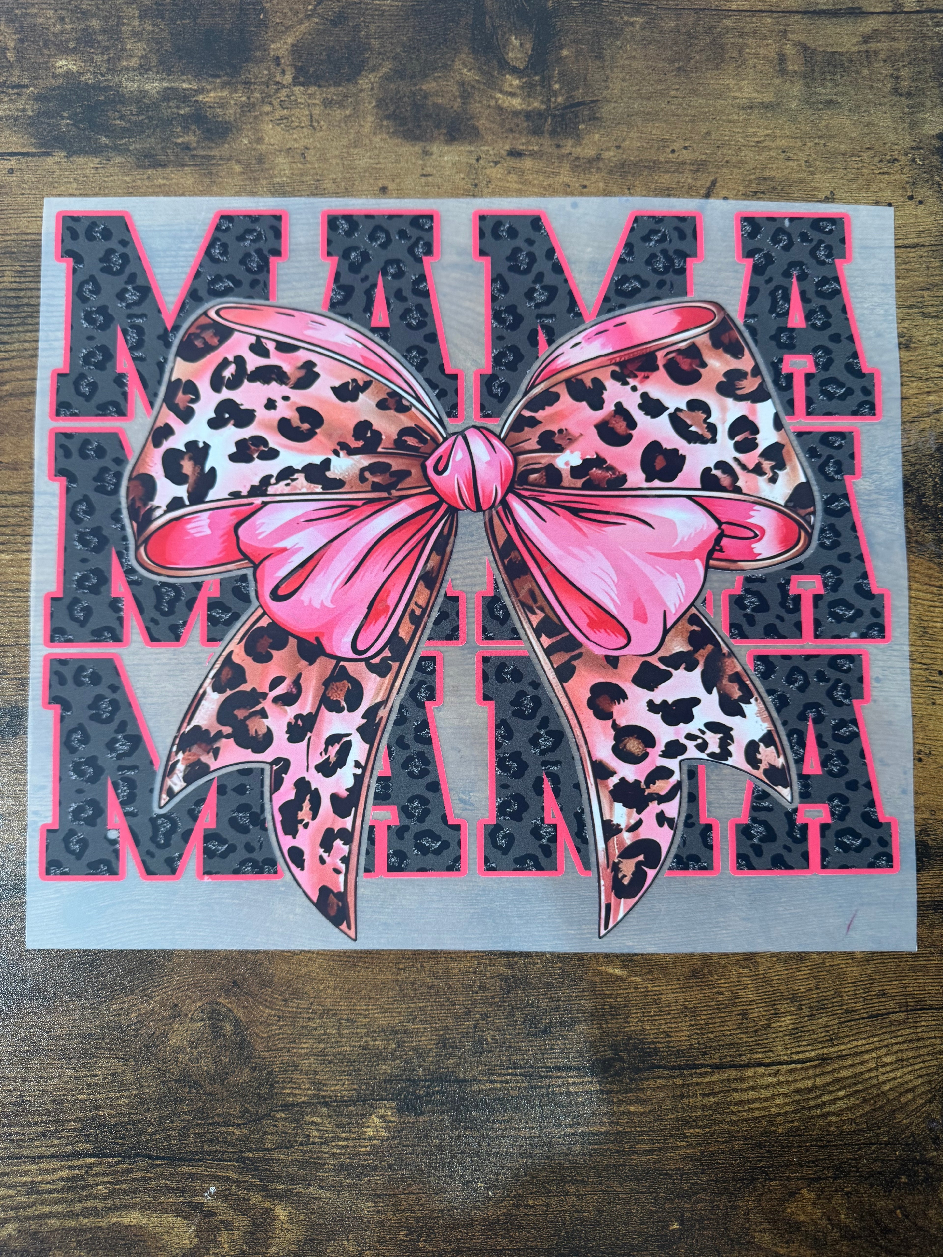 Pink & Leopard MAMA Transfer