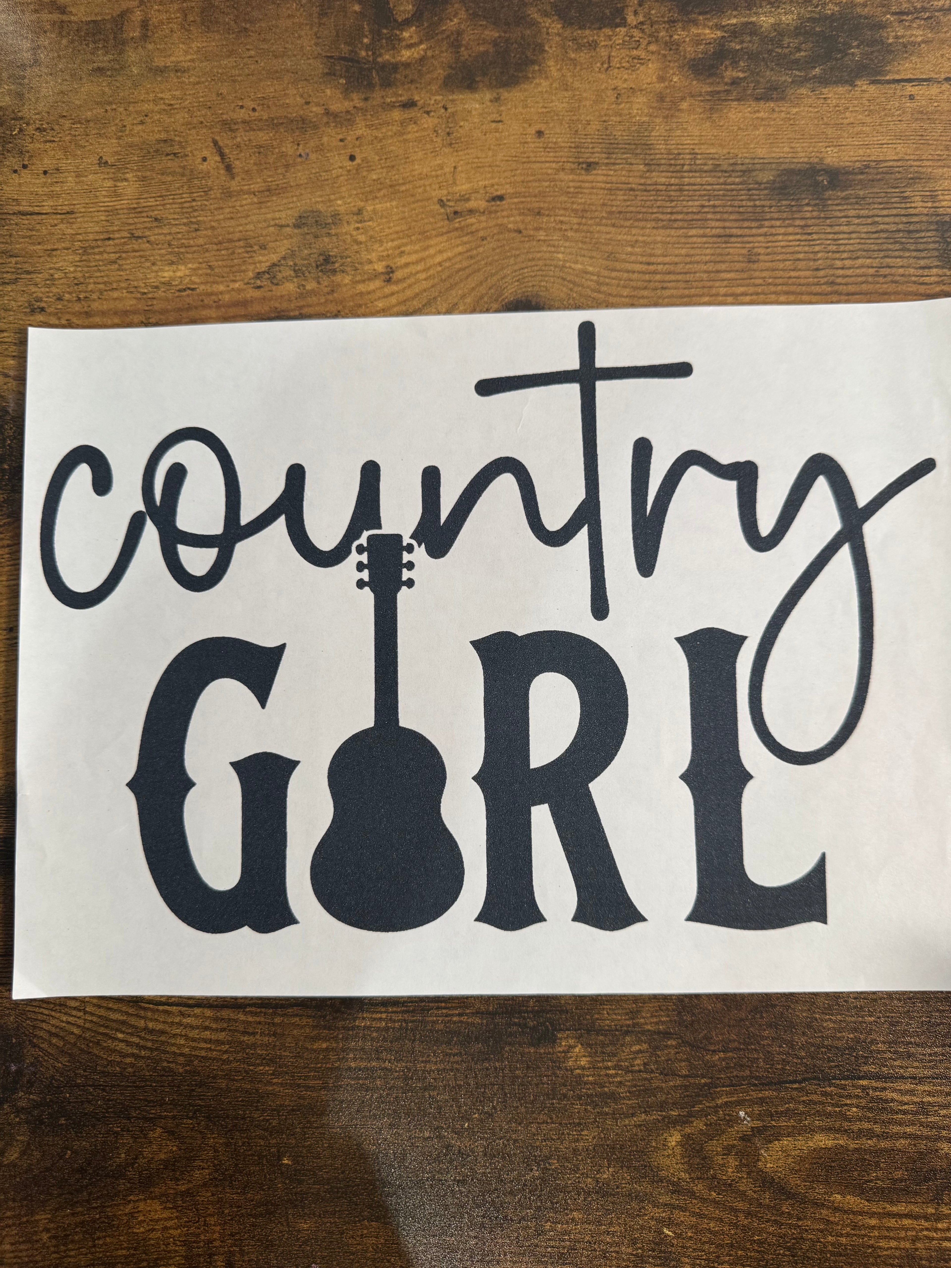 Country Girl Transfer