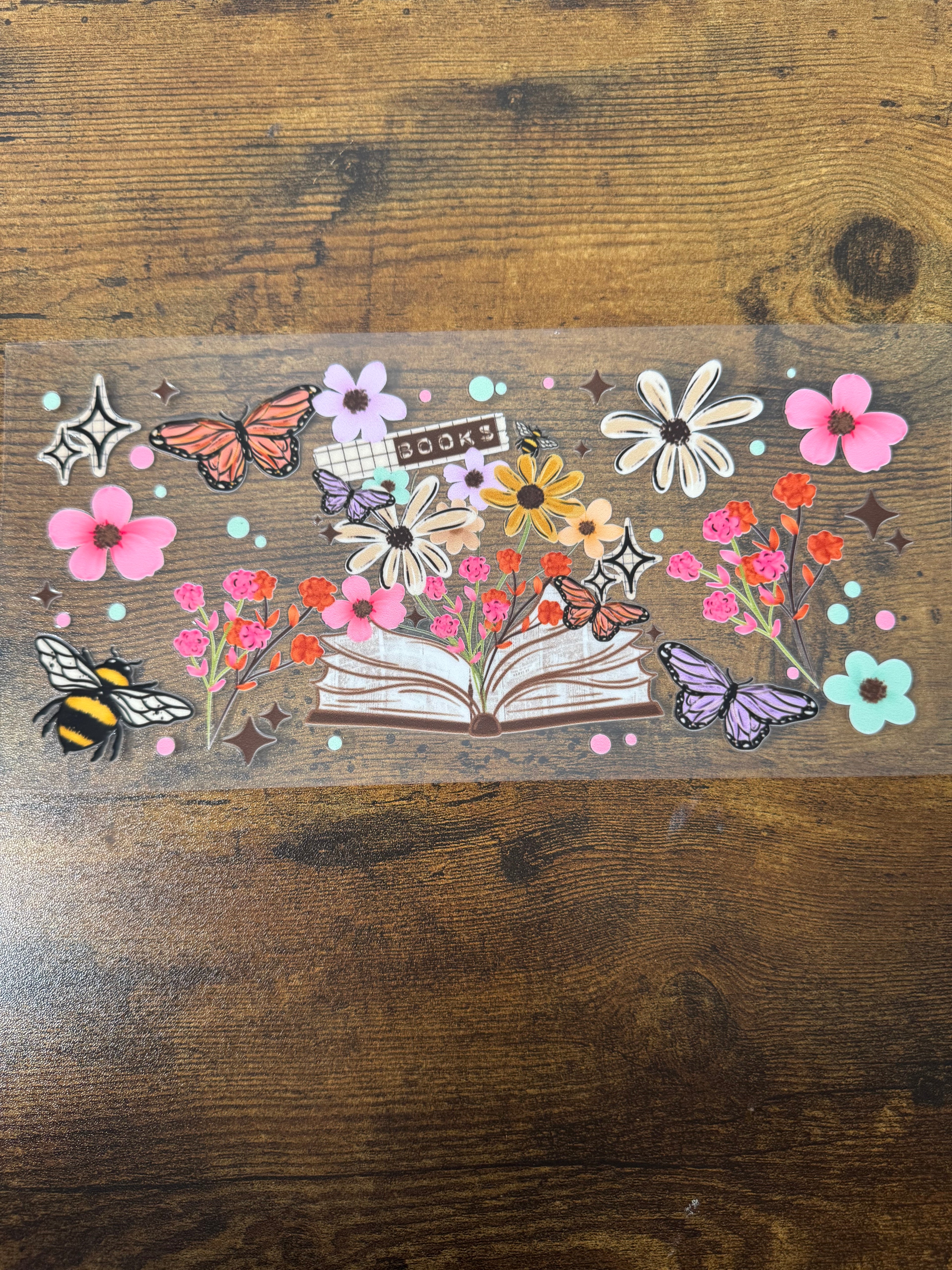 Floral Books Wrap
