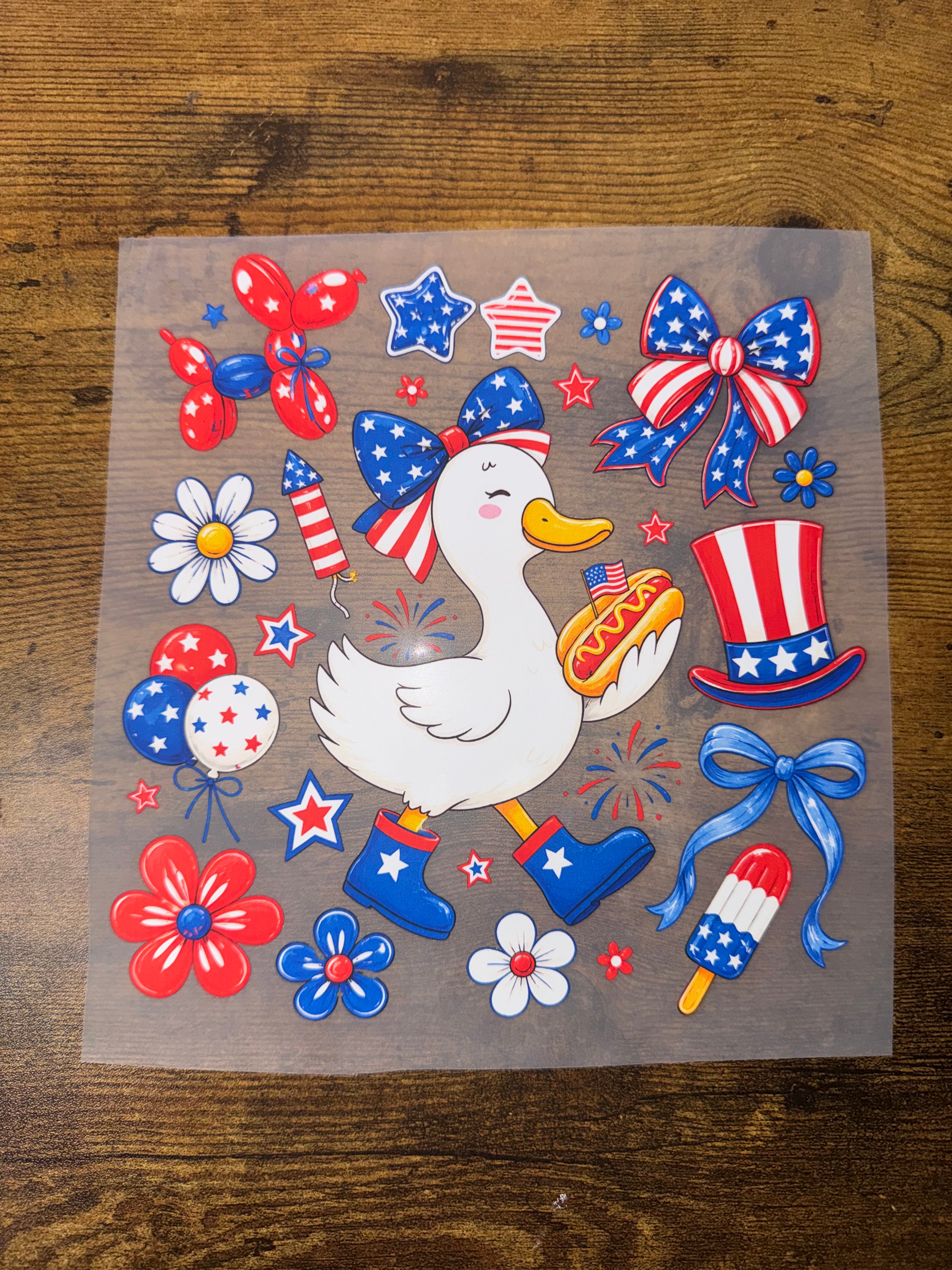 Patriotic Goose Transfer