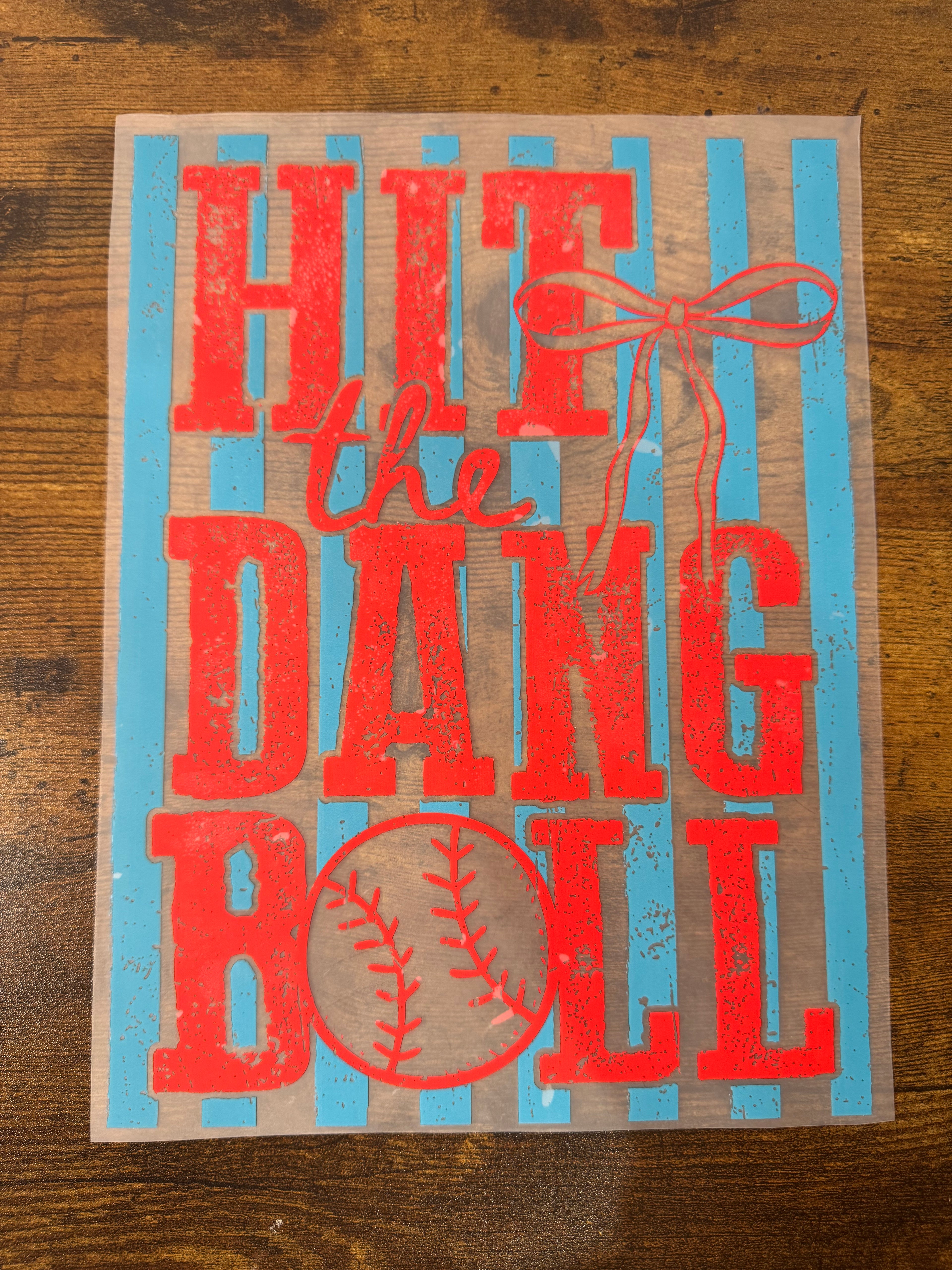 Hit The Dang Ball Transfer