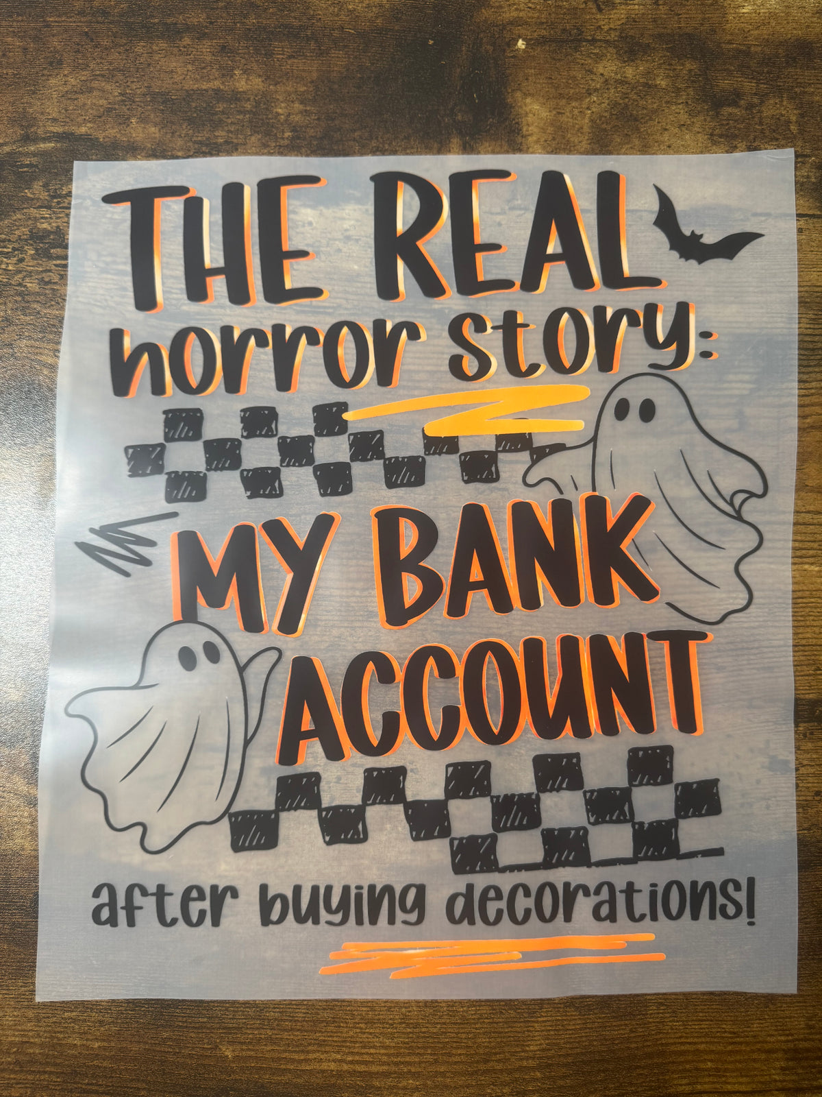 The Real Horror Story: My Bank Account After Buying Decorations Transfer