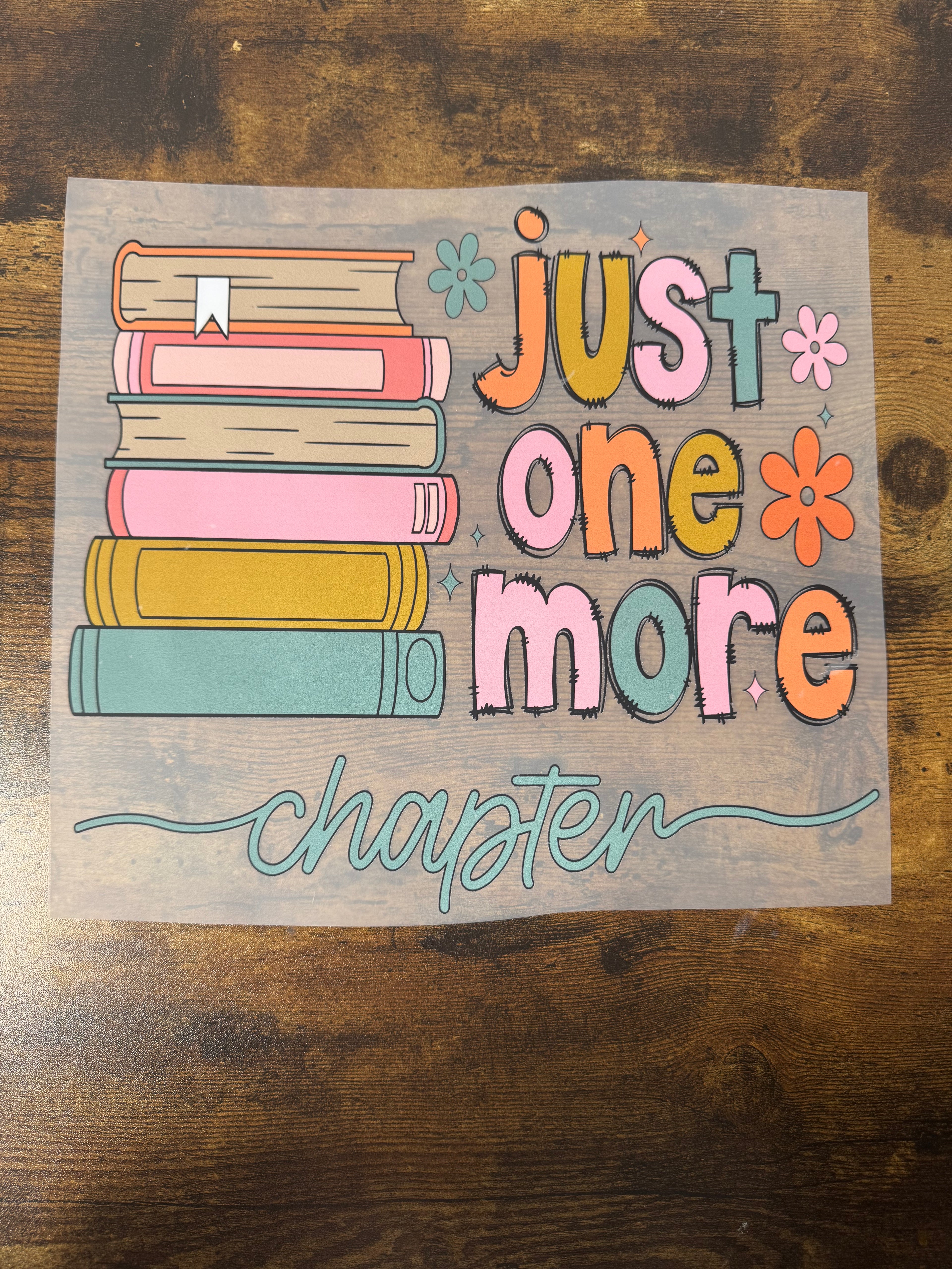 Colorful Just One More Chapter Transfer