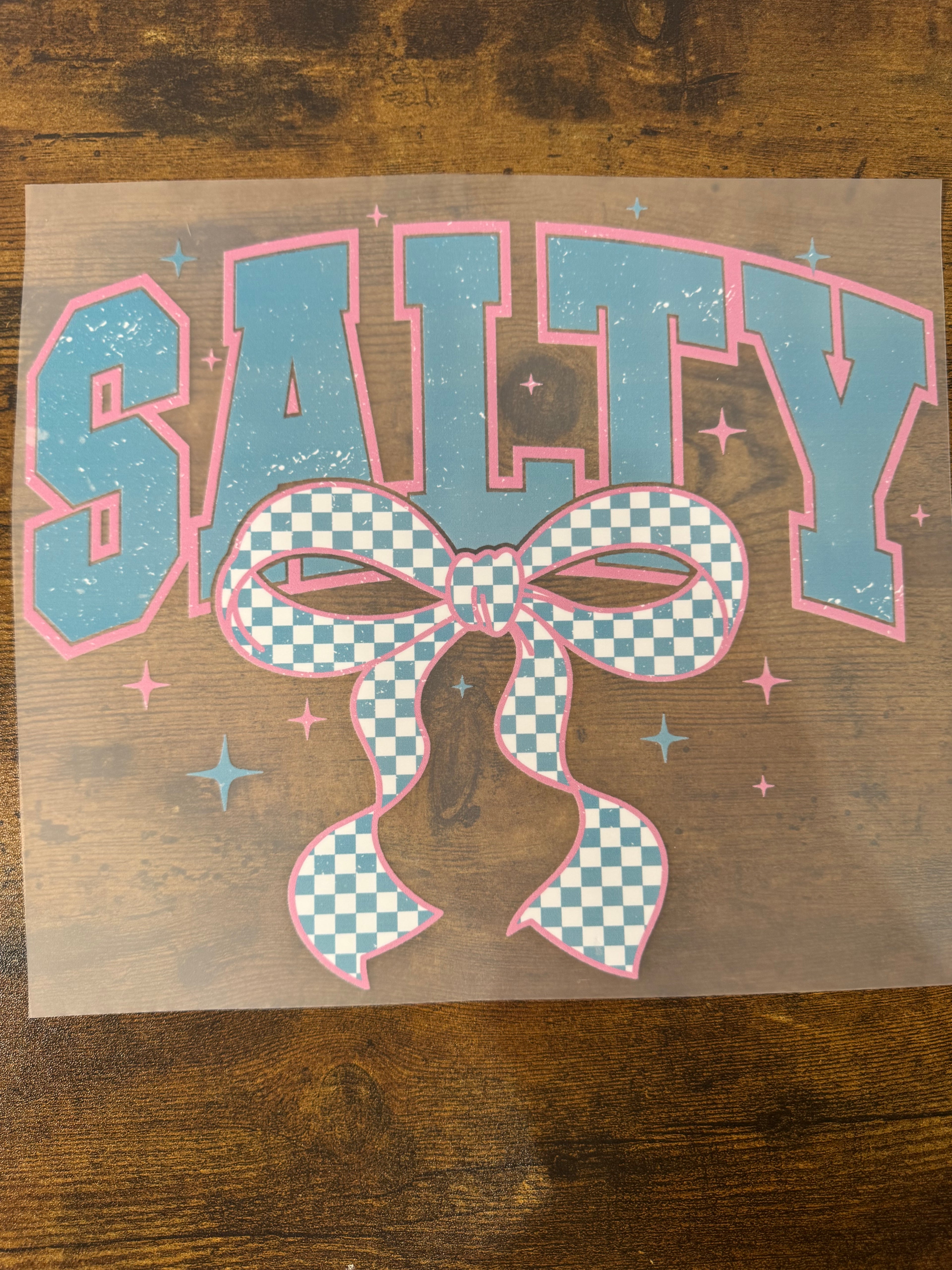 SALTY with Bow Transfer