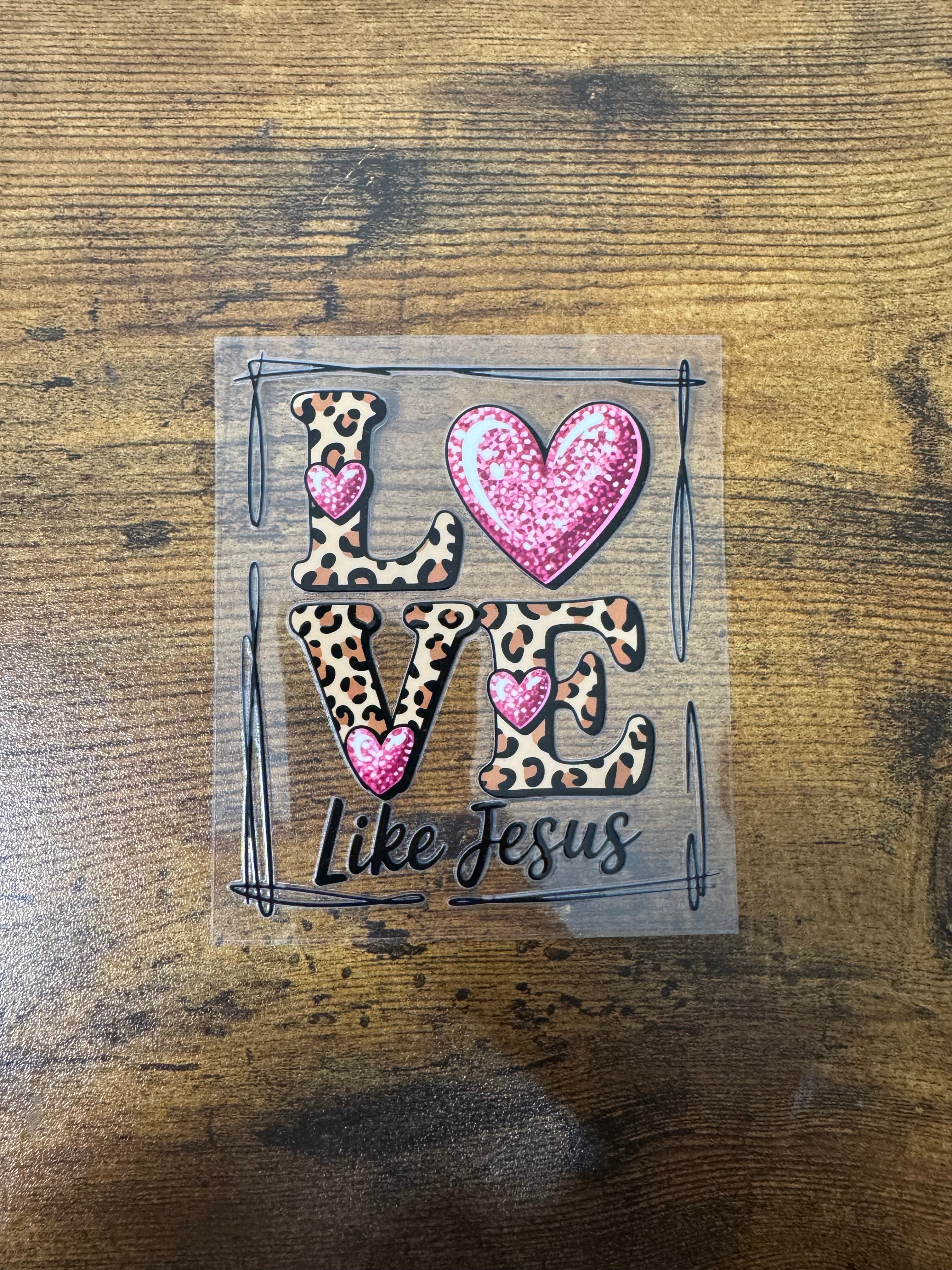 LOVE Like Jesus Decal