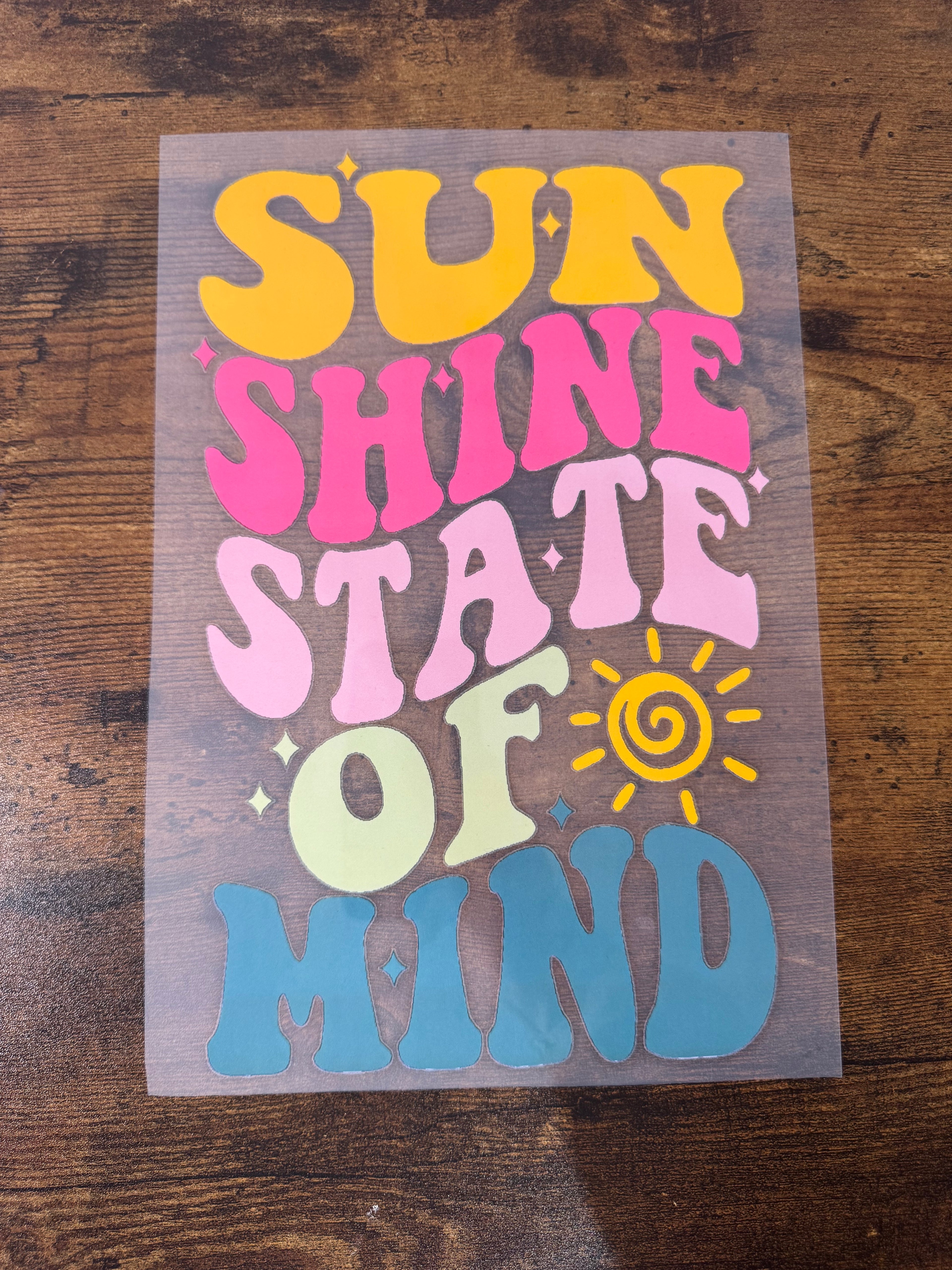 Sun Shine State Of Mind Transfer