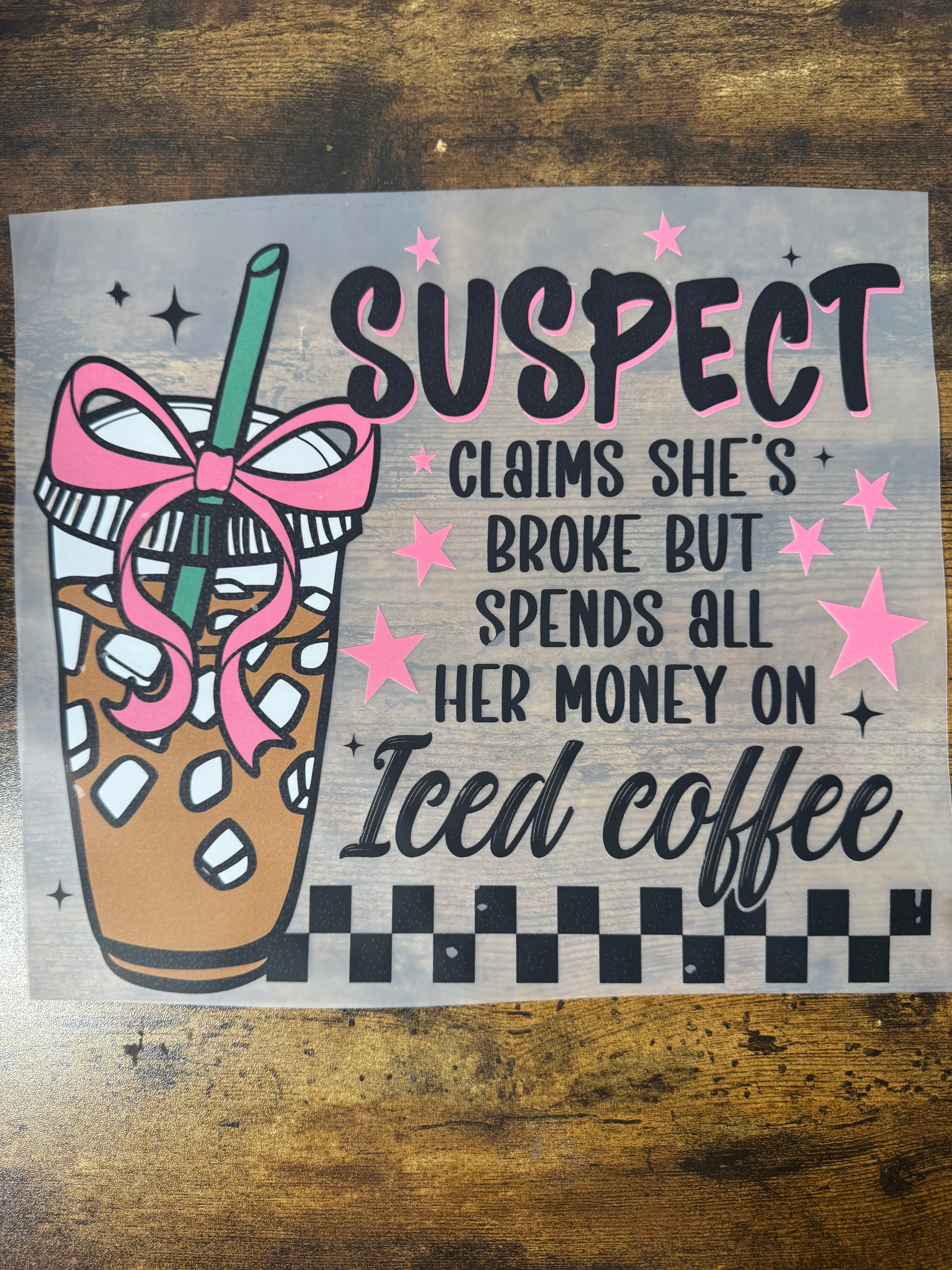 Suspect Claims She Broke Coffee Transfer