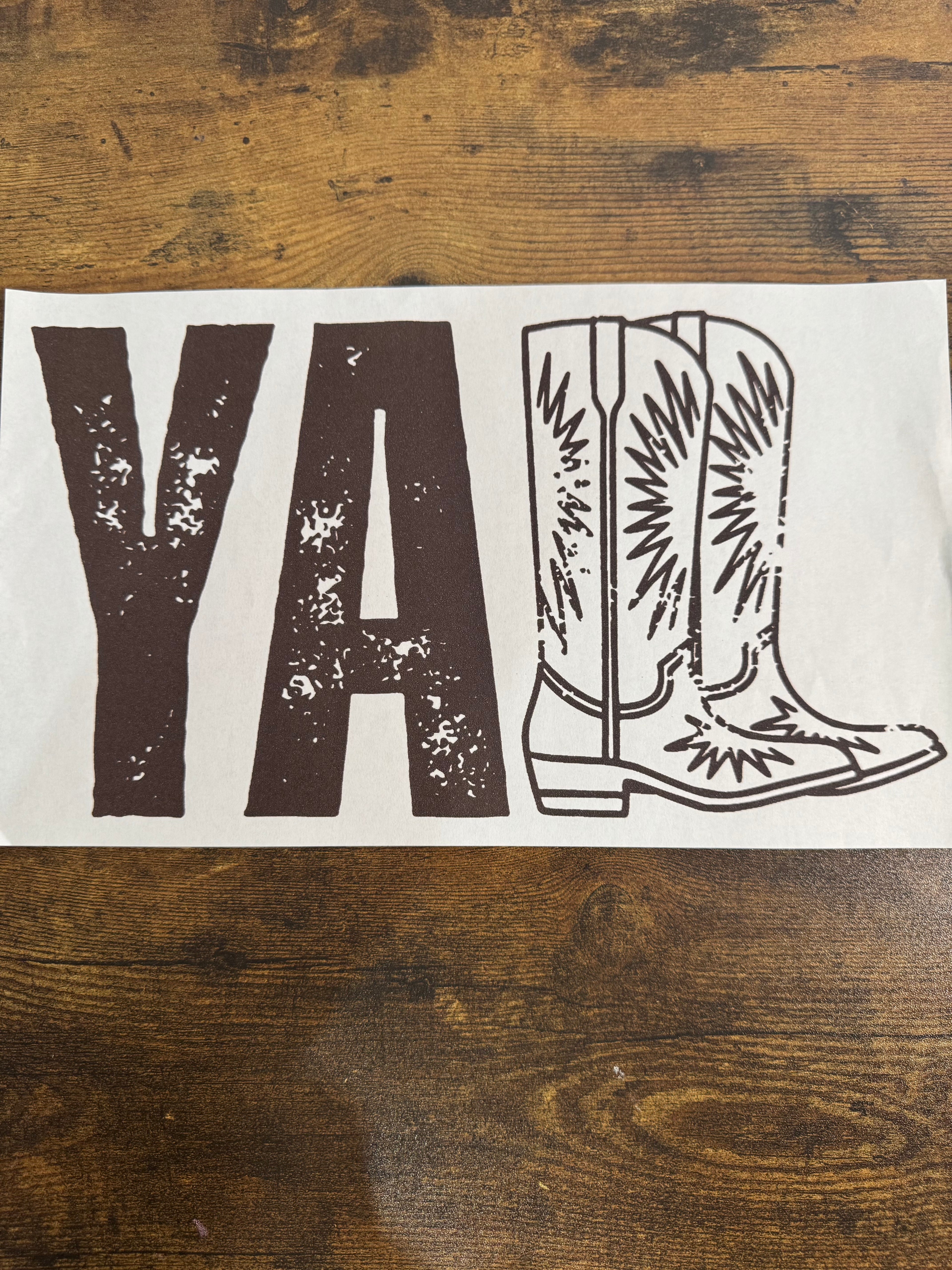 Tall Boots Transfer