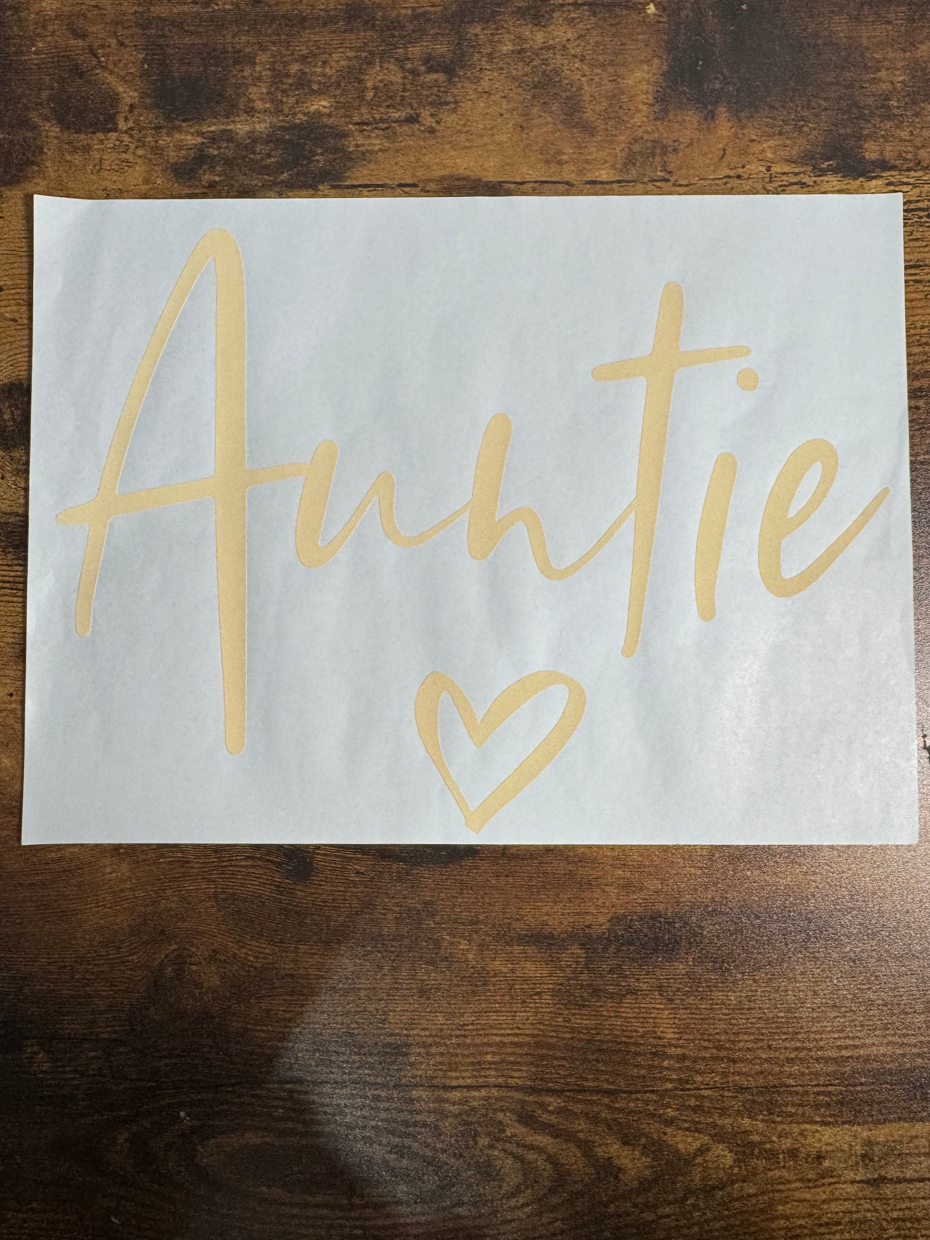 Beige Auntie Transfer