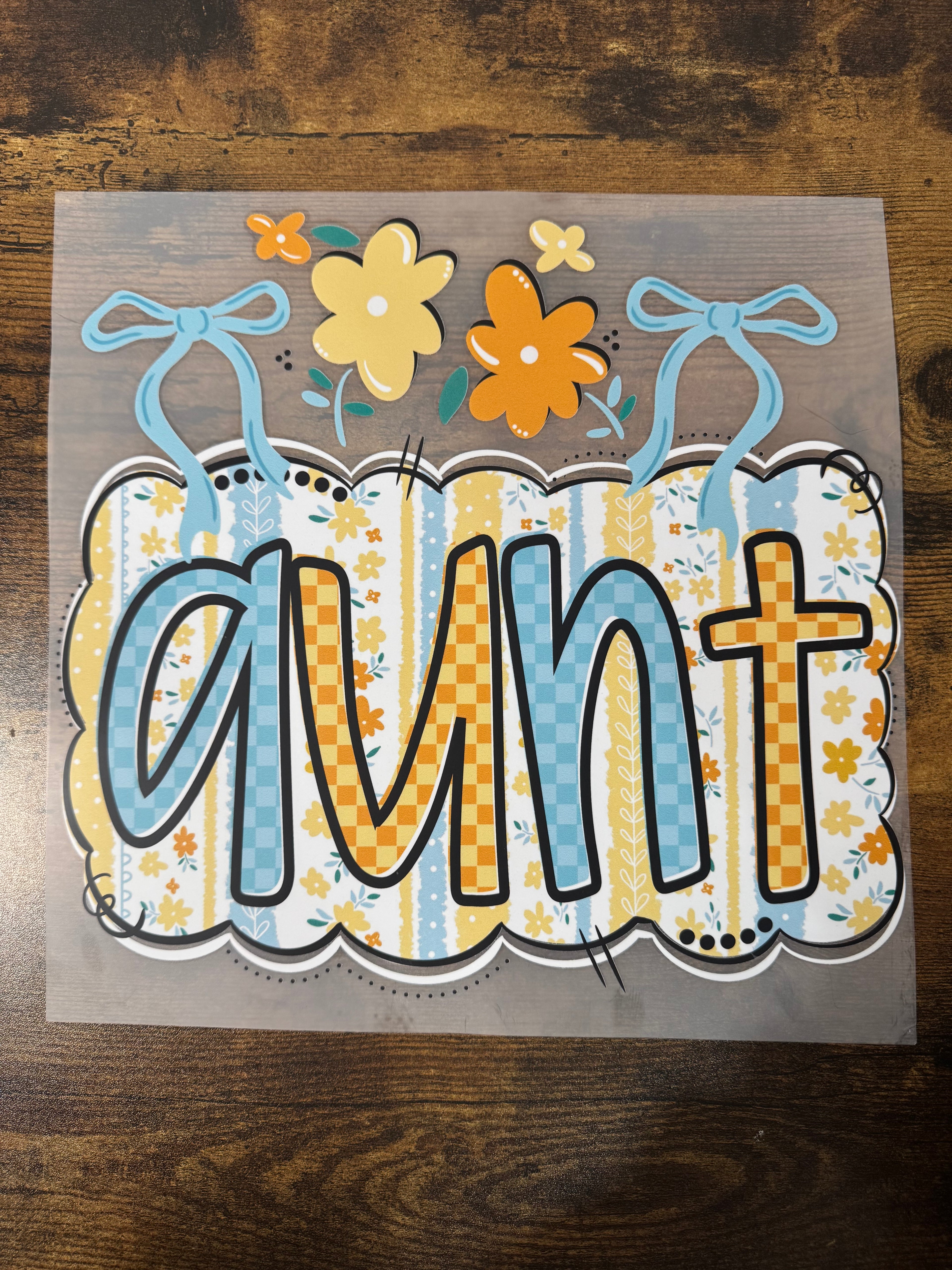 Boho Aunt Transfer