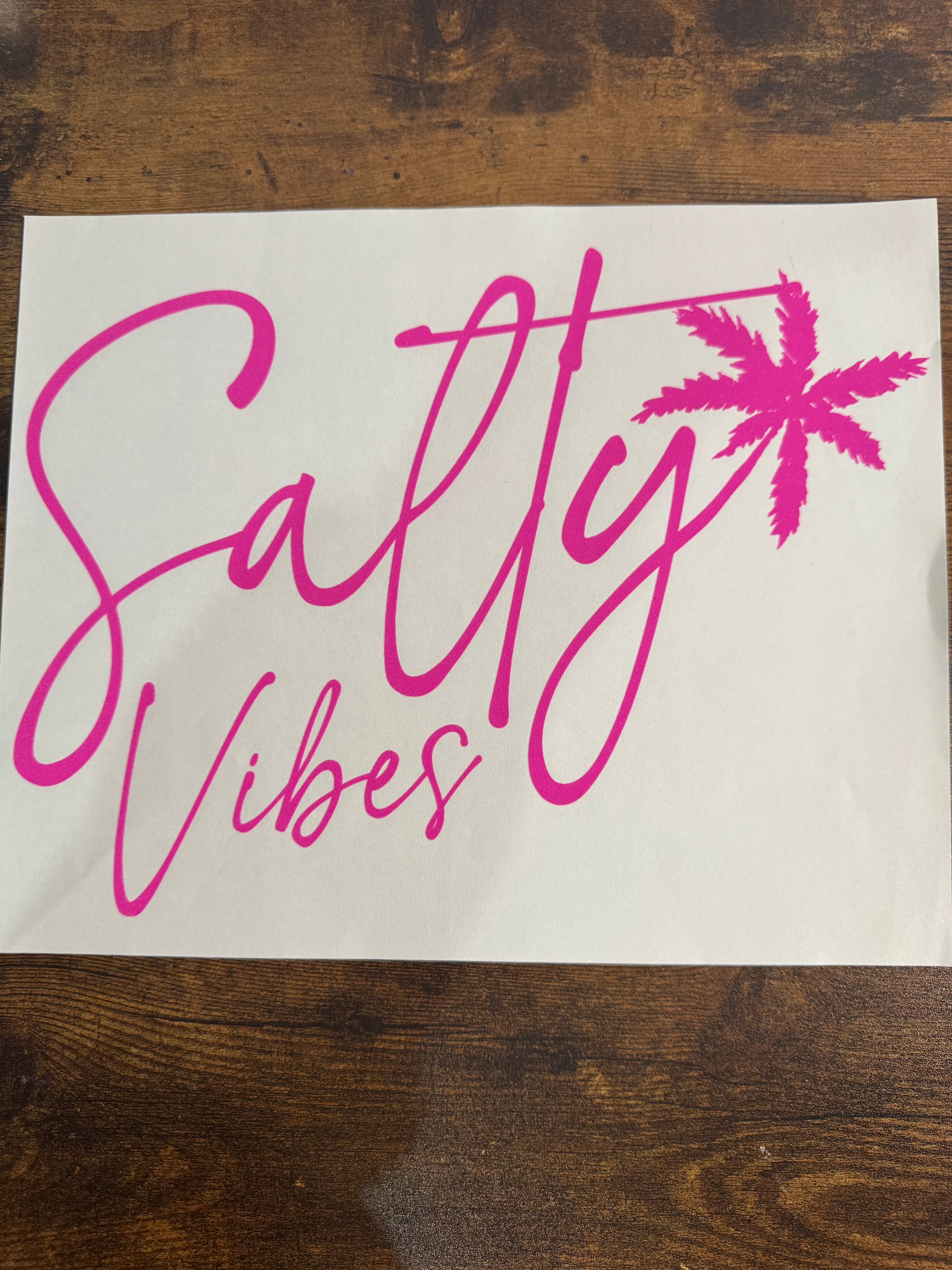 Salty Vibes Transfer