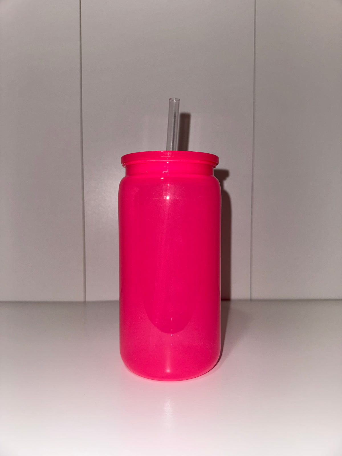 Colorful Plastic Tumbler With Plastic Or Metal Straw