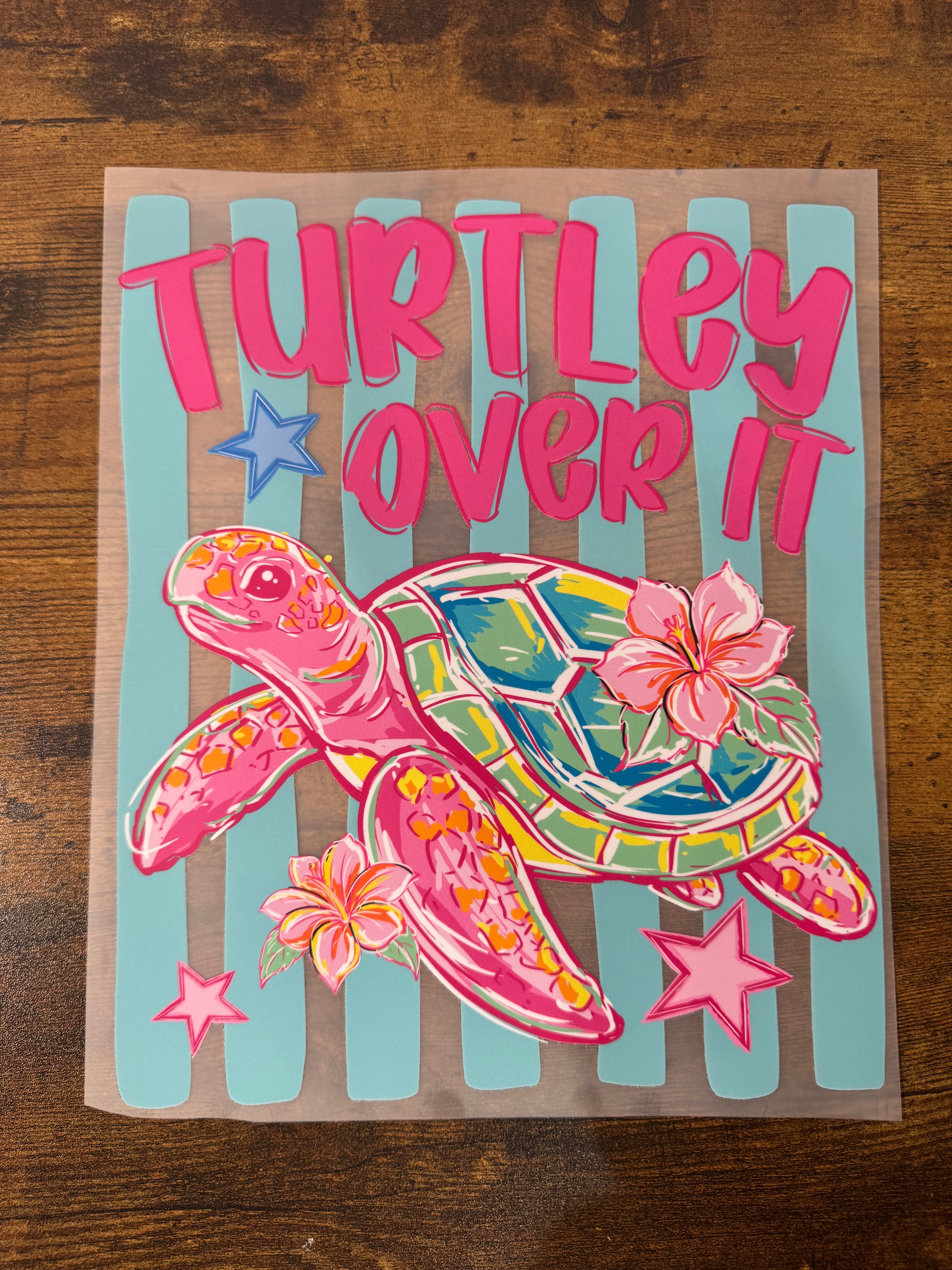 Turtley Over It Transfer