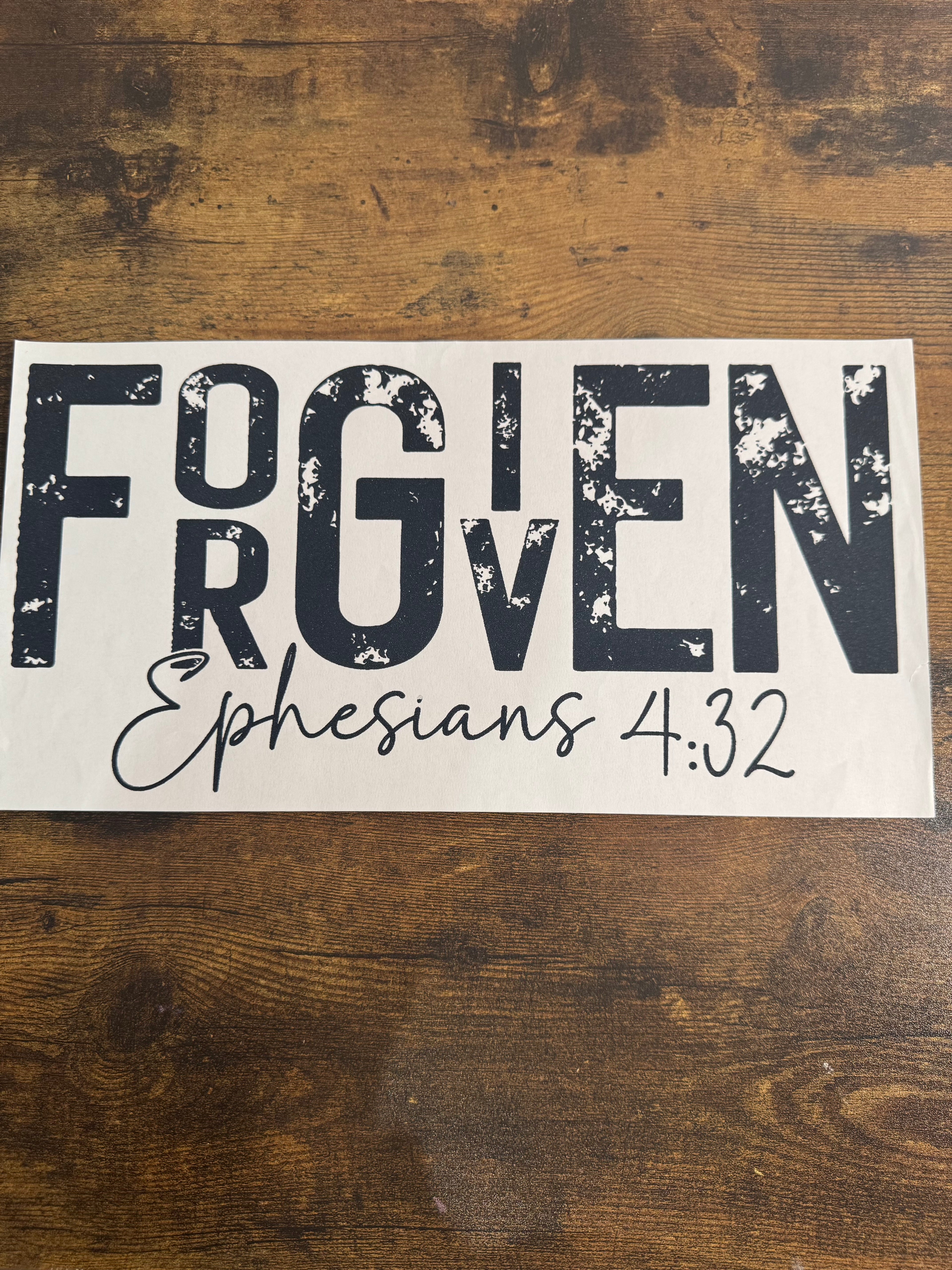 Forgiven Transfer