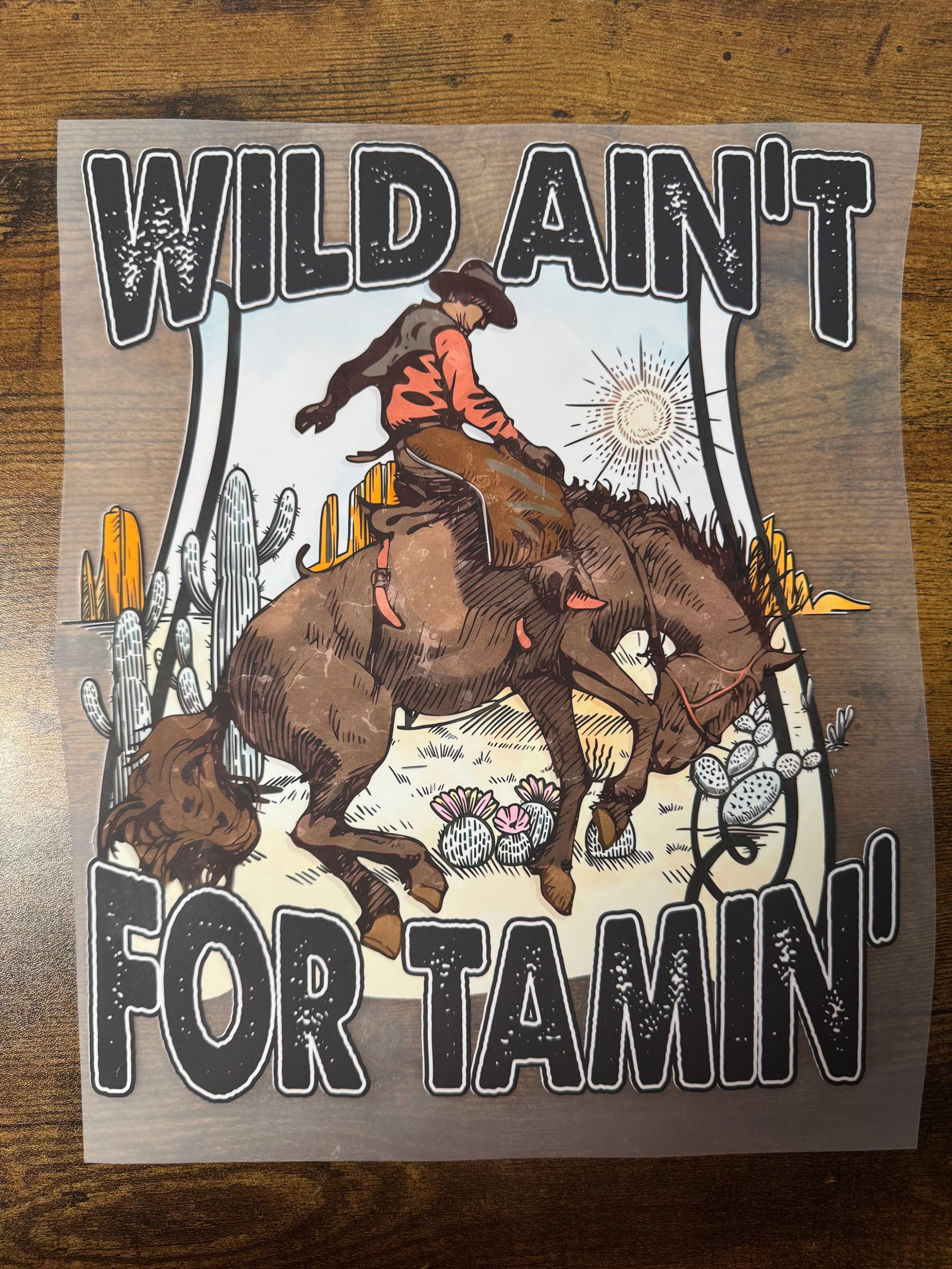 Wild Ain’t For Tamin’ Transfer