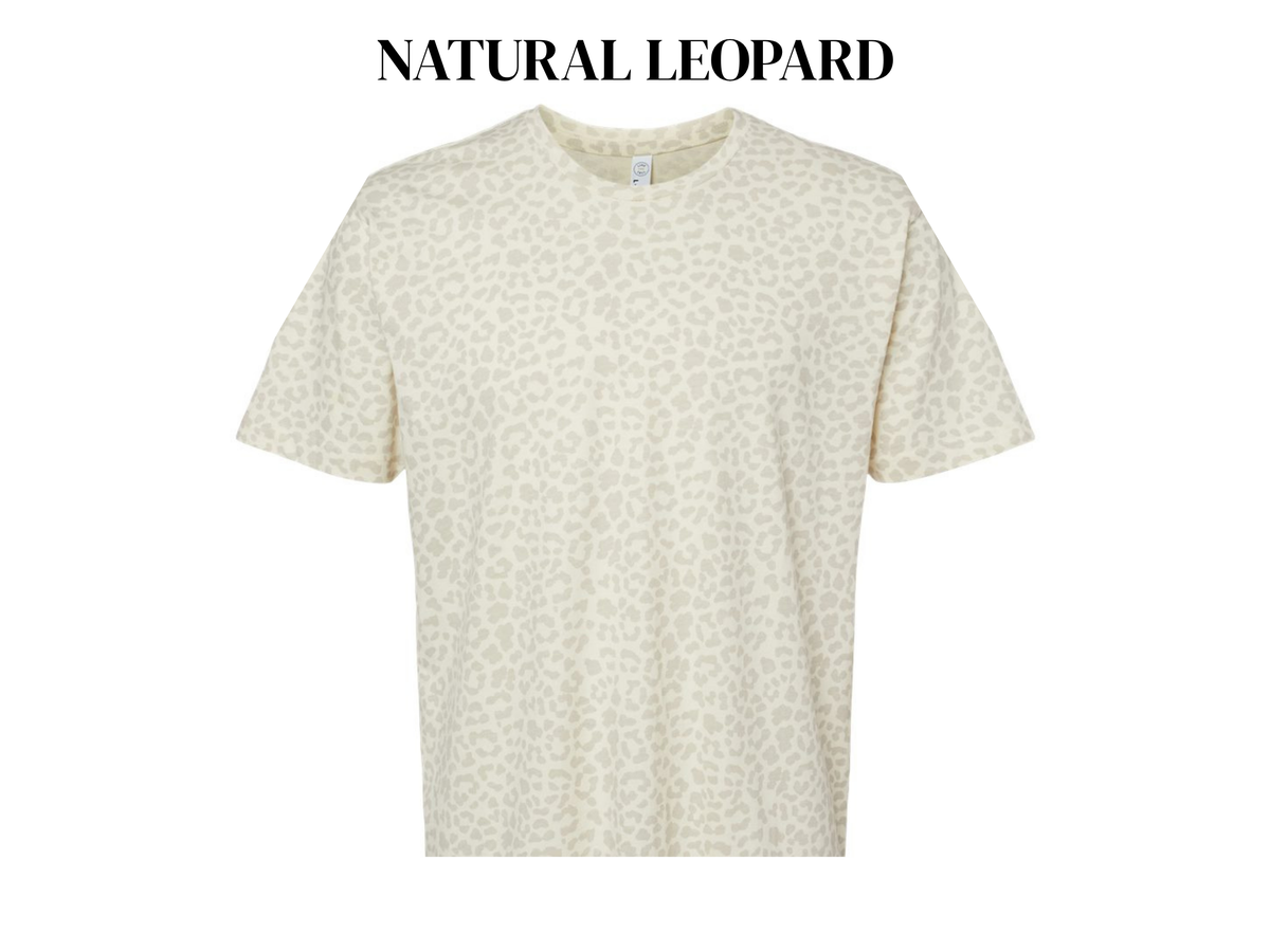 Live & Tell Adult Leopard Tee